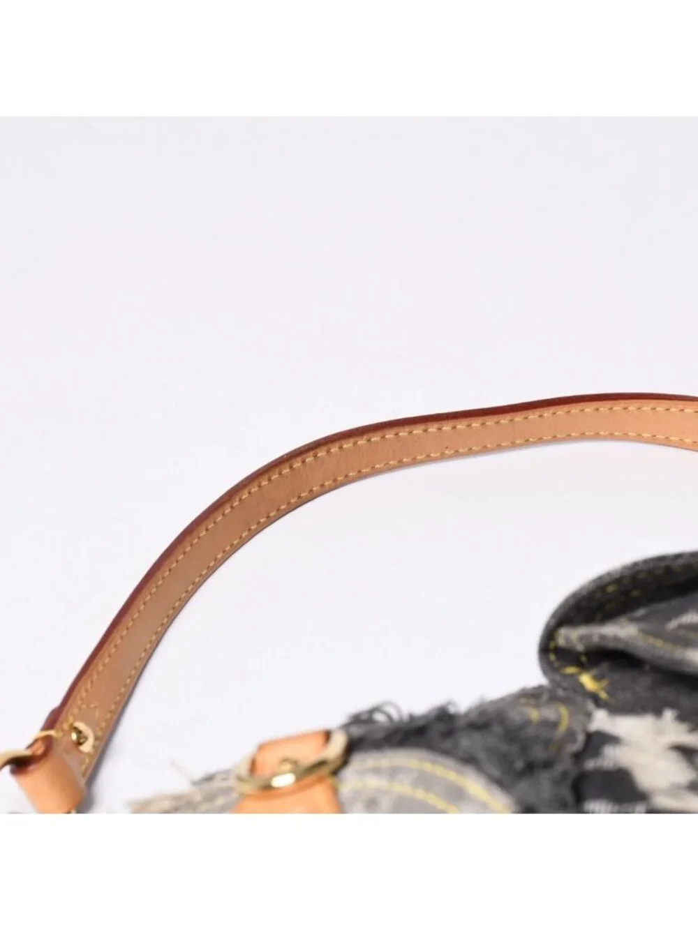 Louis Vuitton Monogram Denim Pouch Black